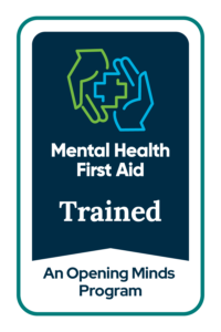 MHFA trained badge