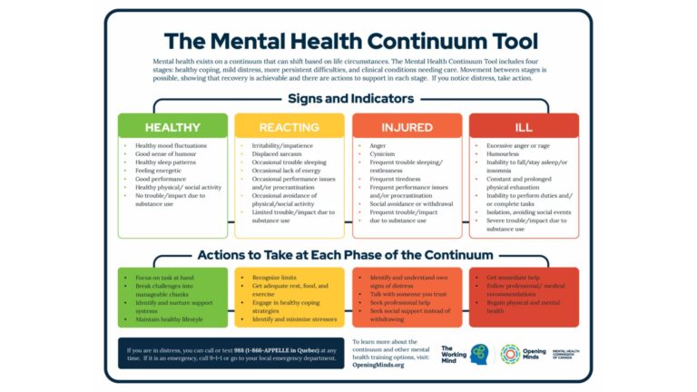 Mental Health Continuum Tool