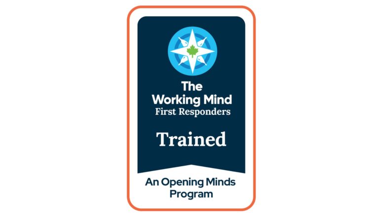 The Working Mind First Responder badge