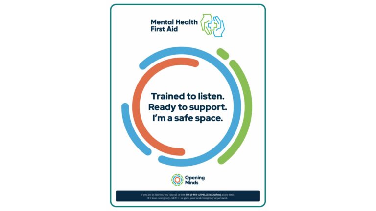 I am trained in MHFA poster 2