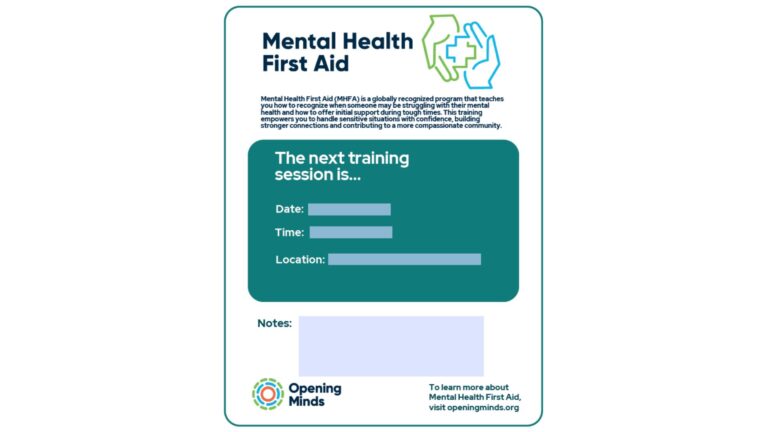 MHFA Next session poster