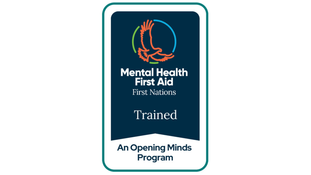 MHFA First Nations Trained badge