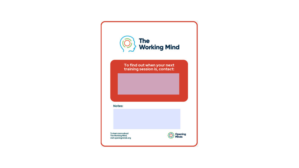 The Working Mind Fillable poster