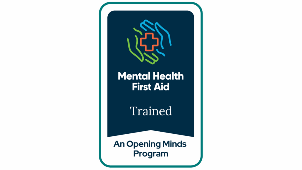 Mental Health First Aid badge