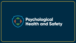 PHS Logo on blue background